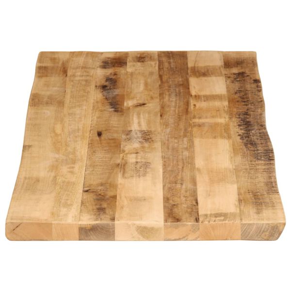 vidaXL Dessus de table bord vivant 140x60x3,8 cm bois de manguier brut