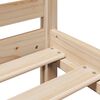 vidaXL Lit biblioth&egrave;que sans matelas 140x200 cm bois massif de pin