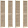 vidaXL Porte de Cabinet avec porte 4 pcs Naturel 201 x 2,1 x 39,5 cm