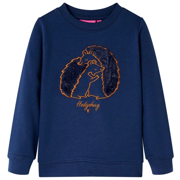 Sweatshirt pour enfants bleu marine 92