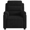 vidaXL Fauteuil de massage inclinable noir velours