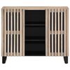 vidaXL Buffet 90x34x75 cm bois massif de manguier