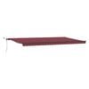 vidaXL Auvent r&eacute;tractable Bordeaux 600 &times; 300 cm Polyester