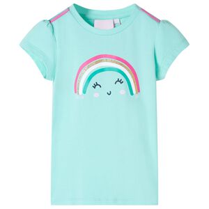 T-shirt pour enfants menthe clair 116