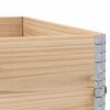 vidaXL Colliers de palette 3 pcs 100x100 cm bois de pin solide