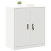 vidaXL Armoire de rangement Blanc 80 x 40 x 90 cm Acier