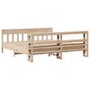 vidaXL Cadre de lit sans matelas 180x200 cm bois massif de pin