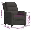 vidaXL Fauteuil gris fonc&eacute; velours