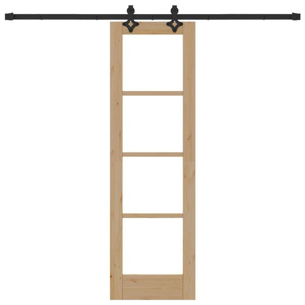 vidaXL Porte coulissante Naturel 61 x 198,5 cm