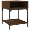 vidaXL Tables de chevet 2 pcs chêne marron 40x41x50 cm bois ingénierie