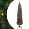vidaXL Sapin de No&euml;l artificiel Vert 180 cm PVC et acier et plastique