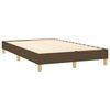 vidaXL Sommier &agrave; lattes de lit matelas et LED Marron fonc&eacute; 120x200 cm