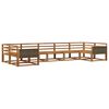 vidaXL Ensemble de canap&eacute;s d'ext&eacute;rieur 7 pcs Naturel
