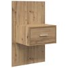 vidaXL T&ecirc;te de lit avec armoire avec tiroir 3 pcs Ch&ecirc;ne artisanal