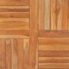 vidaXL Dessus de table Bois de teck solide Carr&eacute; 90x90x2,5 cm