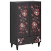 vidaXL Armoires de rangement avec porte Multicolore 60 x 33,5 x 100 cm