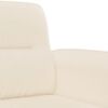 vidaXL Ensemble de canapés 3 pcs avec coussins Beige Tissu microfibre
