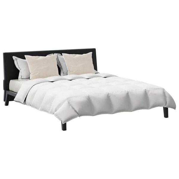 vidaXL Ensemble de Duvet avec oreiller 3 pcs Blanc Plume de canard