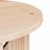 vidaXL Table basse Naturel 50 x 50 x 35 cm Bois massif en pin