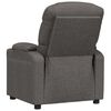 vidaXL Fauteuil inclinable Gris foncé Tissu