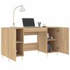 vidaXL Bureau ch&ecirc;ne sonoma 140x50x75 cm bois d'ing&eacute;nierie