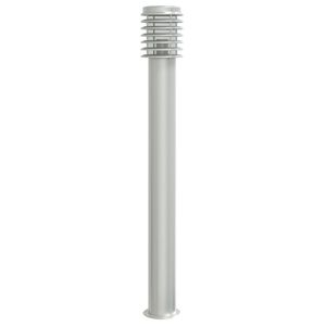 vidaXL Lampadaire d'ext&eacute;rieur argent&eacute; 110 cm acier inoxydable