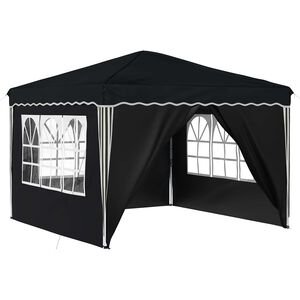 vidaXL Tente de f&ecirc;te pop-up Anthracite 288 x 288 x 245 cm Tissu Oxford