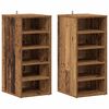 vidaXL Cabinet &agrave; chaussures 32 x 35 x 70 cm Bois ancien
