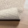 vidaXL Tapis ZIZUR cr&egrave;me 240x240 cm aspect de jute int&eacute;rieur ext&eacute;rieur