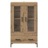vidaXL Haut Armoire avec tiroir Ch&ecirc;ne artisanal 69,5 x 31 x 115 cm