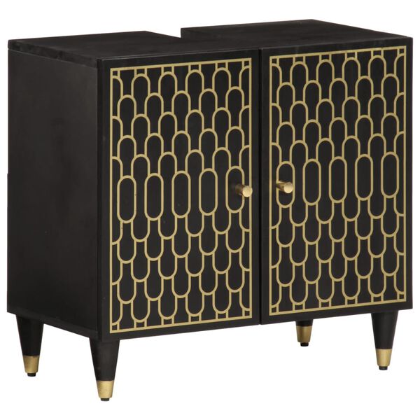 vidaXL Ensemble de meubles salle de bain 2 pcs bois de manguier massif