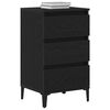 vidaXL Cabinet de chevet Ch&ecirc;ne noir 45 x 35 x 44 cm Bois d'ing&eacute;nierie