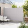 vidaXL Auvent lat&eacute;ral r&eacute;tractable de patio 220x500 cm Gris