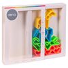 d&euml;na Ensemble de jouets en silicone en forme d'animaux Neon 4 pcs