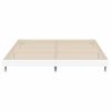 vidaXL Cadre de lit sans matelas blanc 140x200 cm bois d'ing&eacute;nierie