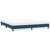 vidaXL Cadre de lit sans matelas bleu fonc&eacute; 180x210 cm velours