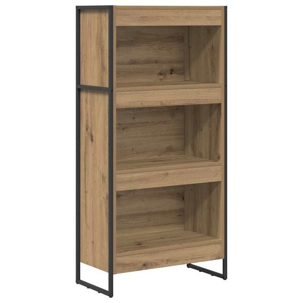 vidaXL Biblioth&egrave;que Ch&ecirc;ne artisan 80 x 30 x 155 cm Bois d'ing&eacute;nierie