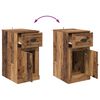 vidaXL Meuble d'appoint Bois ancien 40 x 50 x 75 cm Bois d'ing&eacute;nierie