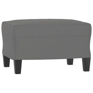 vidaXL Repose-pied Gris fonc&eacute; 60x50x41 cm Tissu microfibre
