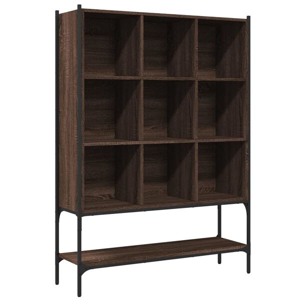 vidaXL Bibliothèque chêne marron 102x30x141,5 cm bois d'ingénierie