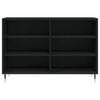 vidaXL Buffet noir 103,5x35x70 cm bois d'ing&eacute;nierie