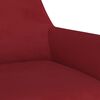 vidaXL Chaises pivotantes &agrave; manger lot de 2 Rouge bordeaux Velours