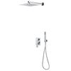 vidaXL Syst&egrave;me de douche Acier inoxydable 201 Argent&eacute;