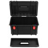 vidaXL Valise de vol portable noir 57x35x32,5 cm PP