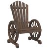 vidaXL Chaises de jardin Adirondack lot de 4 bois de sapin massif