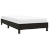 vidaXL Cadre de lit sans matelas noir 100x220 cm velours