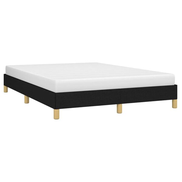 vidaXL Cadre de lit sans matelas noir 160x200 cm tissu