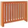 vidaXL Cache-radiateur cire marron 108,5x19x84 cm bois massif de pin