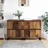 vidaXL Buffet 2 pcs Bois ancien 60 x 35 x 70 cm