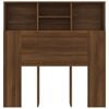 vidaXL Armoire de tête de lit Chêne marron 100x19x103,5 cm